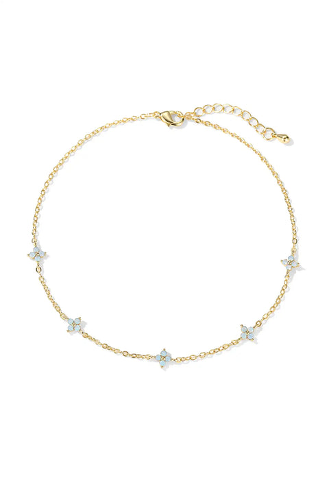flower anklet