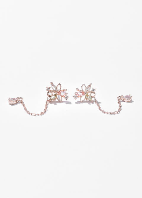 chain drop earrings