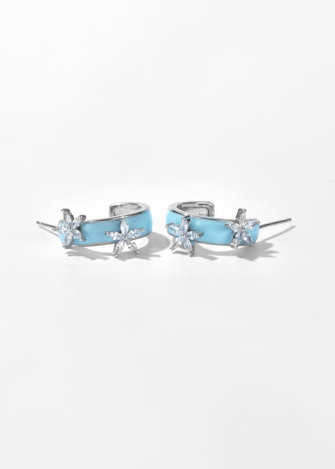 Star Earring Hoops