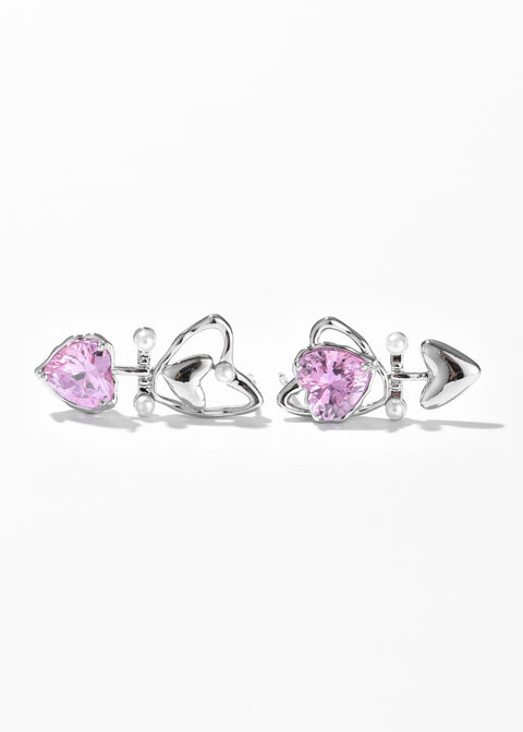 Double Heart Earrings