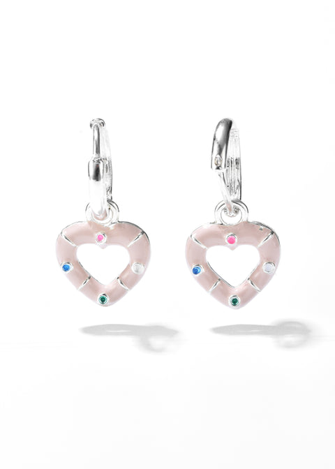 Heart Hoop Earrings