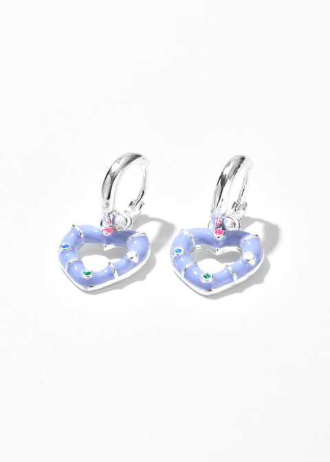 Heart Hoop Earrings
