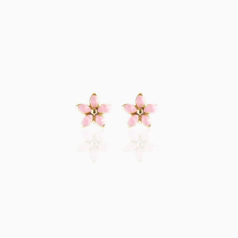 Floral Colorful Stud Earrings
