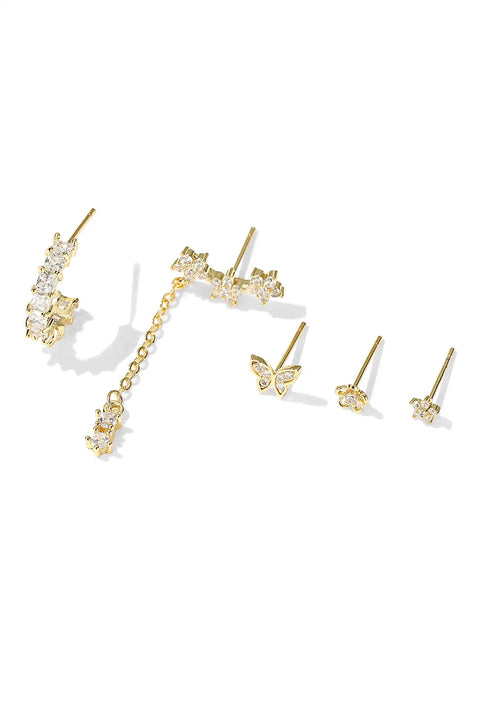 flower earrings studs