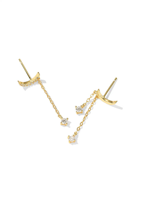 crystal dangle earrings