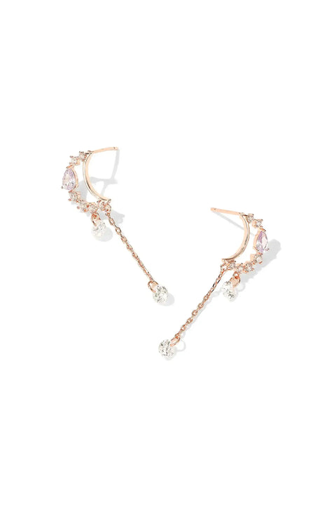 dangle crystal earrings