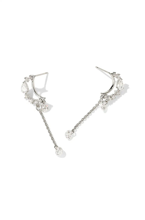 dangle crystal earrings