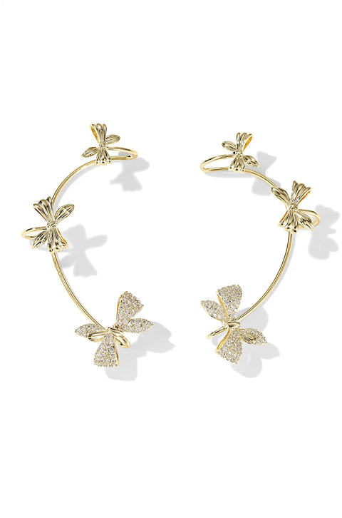 Three Ribbon Ear Cuff