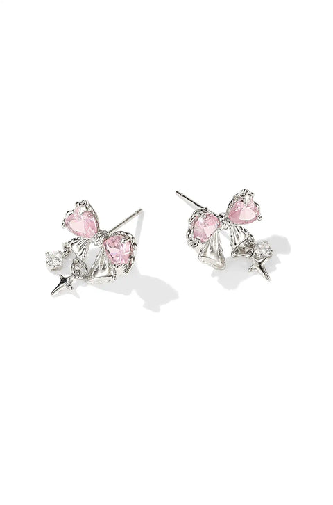 ribbon bow earrings