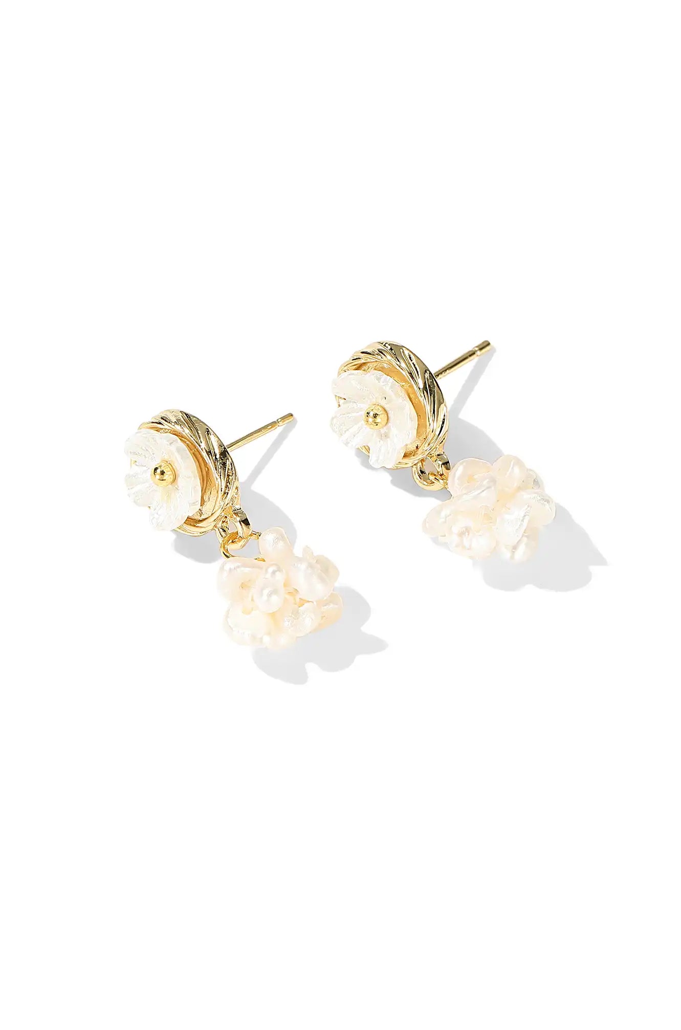 Floral Sphere Dangles
