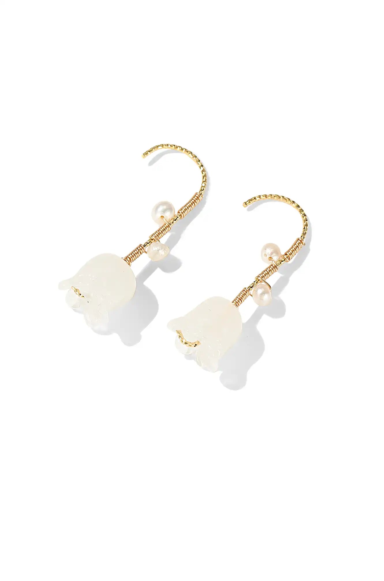 Lily Gleam Threader Earrings