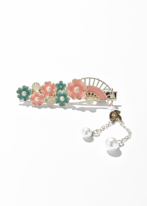 flower hair clip