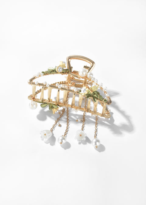 Bell Flower Hair Claw