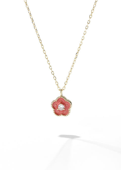 vintage flower pendant
