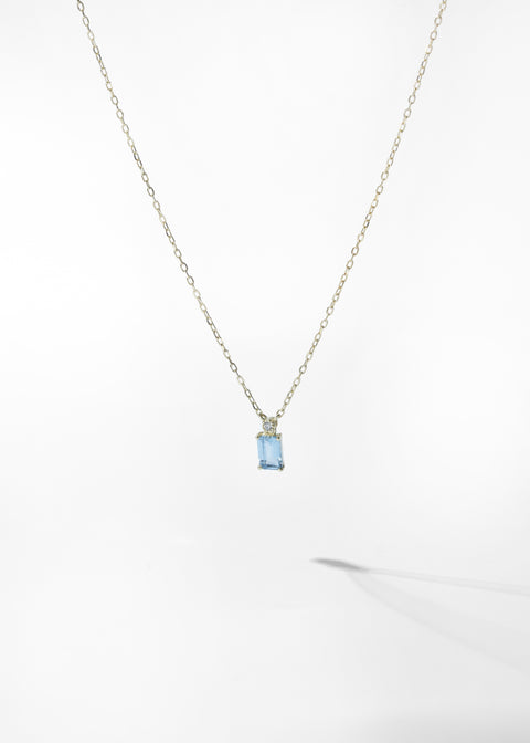 Golden Sea Gemstone Necklace