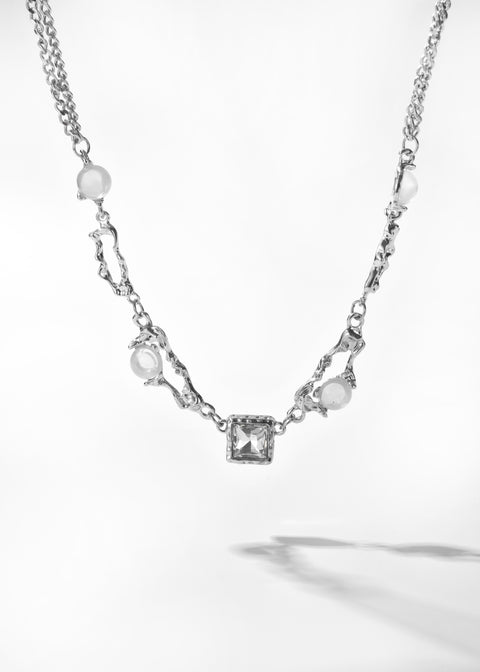 Moonstone Gem Necklace
