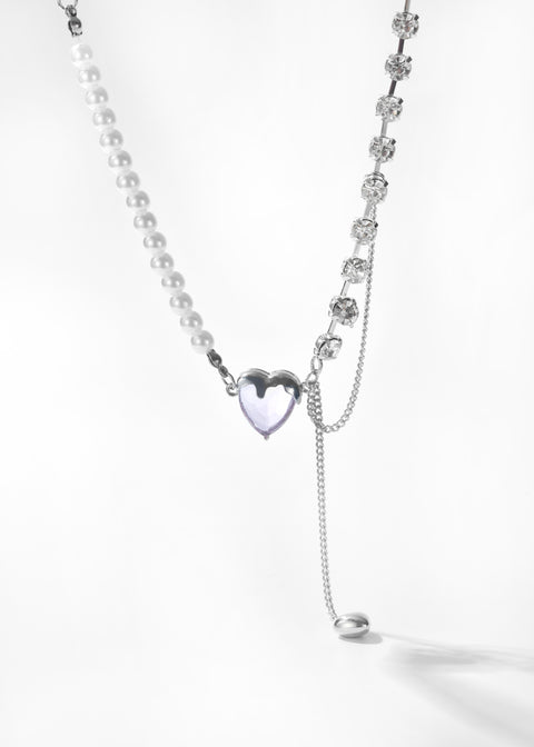 Pink Heart Necklace