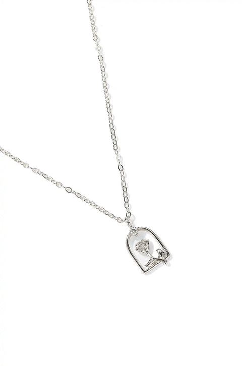 rose pendant necklace