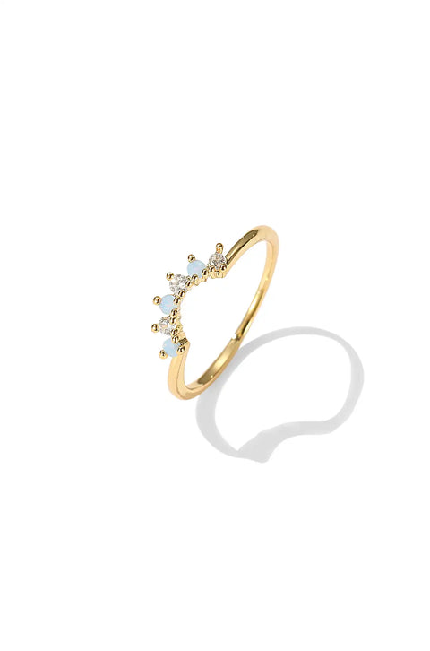 gold crown ring