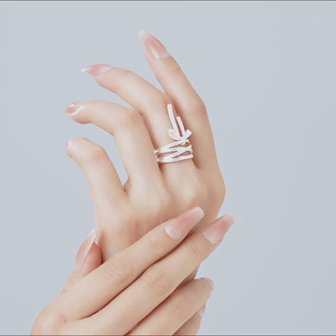 Ballet Bow Ribbon Ring