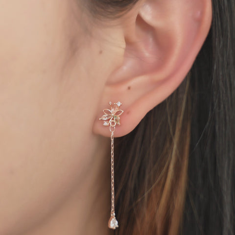 chain drop earrings