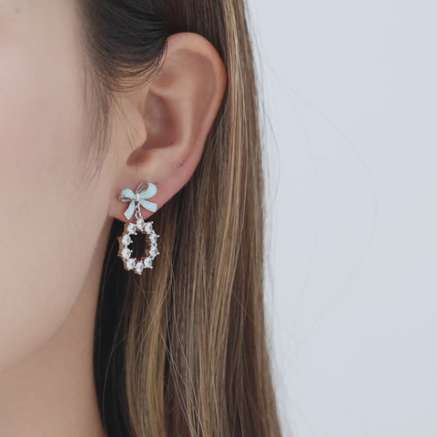 Bow Dangling Earrings
