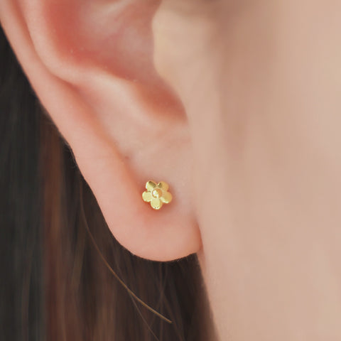 Petite Flower Stud Earrings