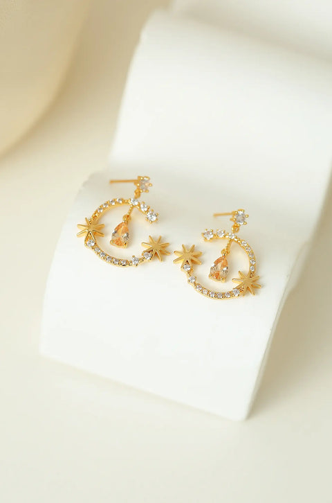 Sparkly Hoop Earrings