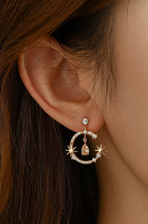 Sparkly Hoop Earrings