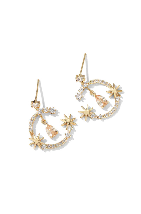 Sparkly Hoop Earrings