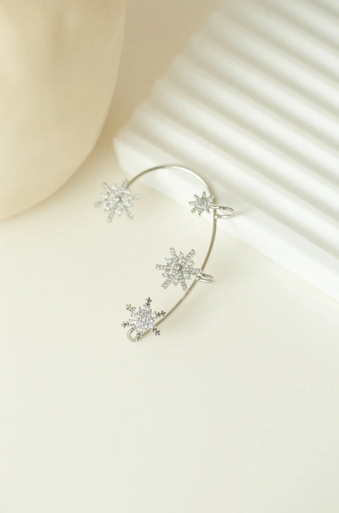 Snowflake Ear Cuff Earring