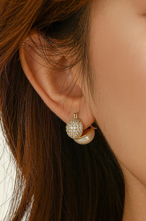zircon earrings