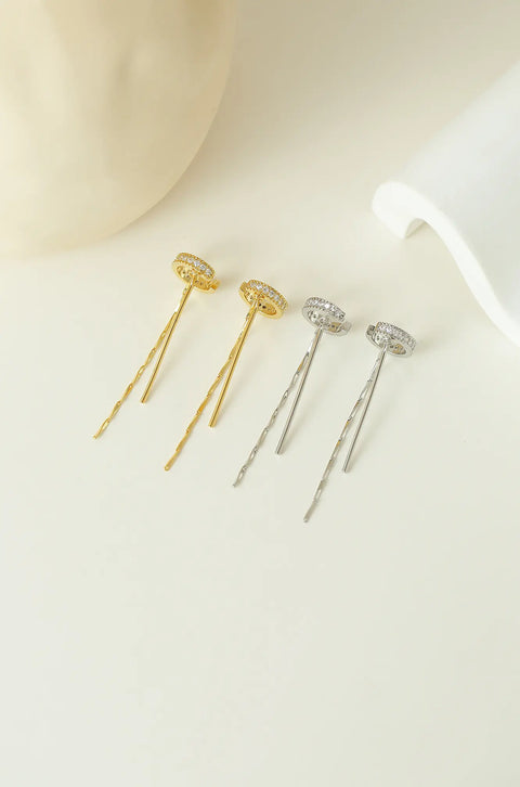 ear cuff chain earrings