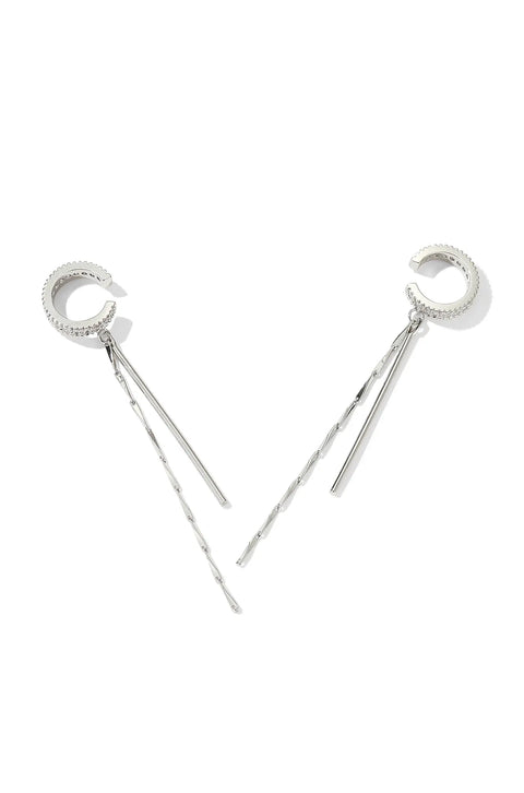 ear cuff chain earrings