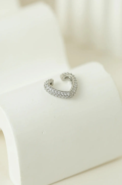 Heart Clip On Earrings