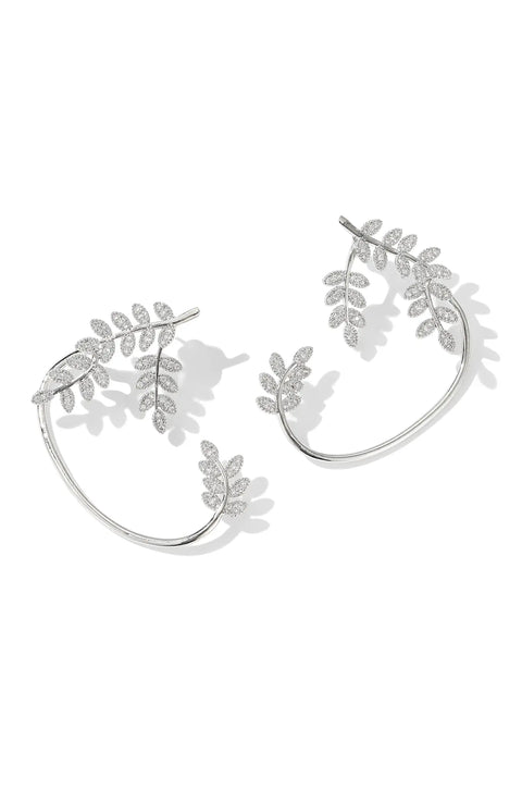 gold crawler earrings