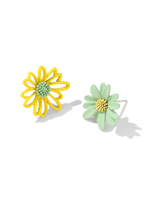 daisy stud earrings