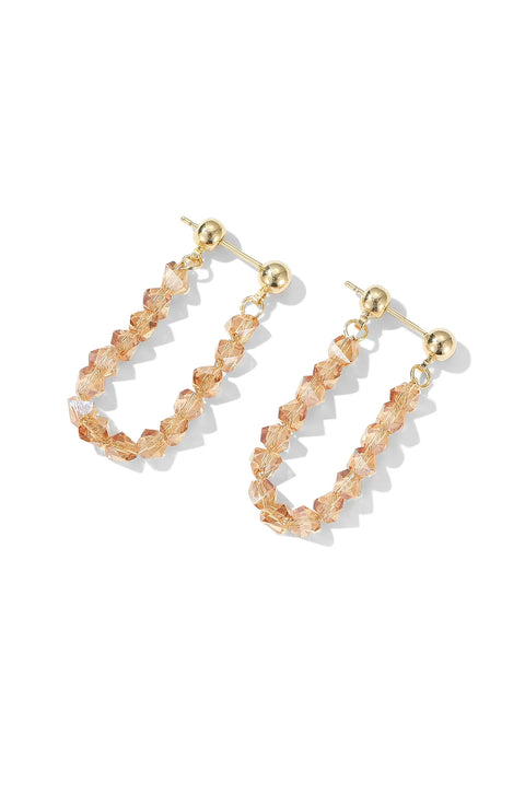 Beaded Hoop Earrings
