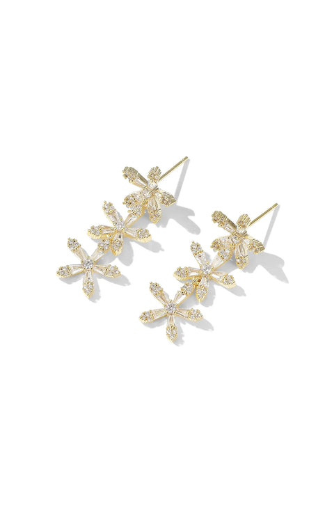 orchid earrings