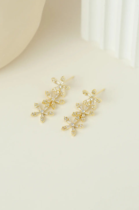 orchid earrings
