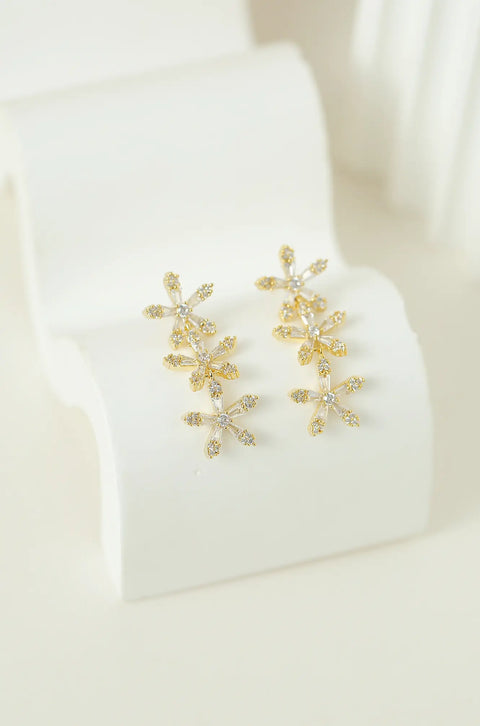 orchid earrings