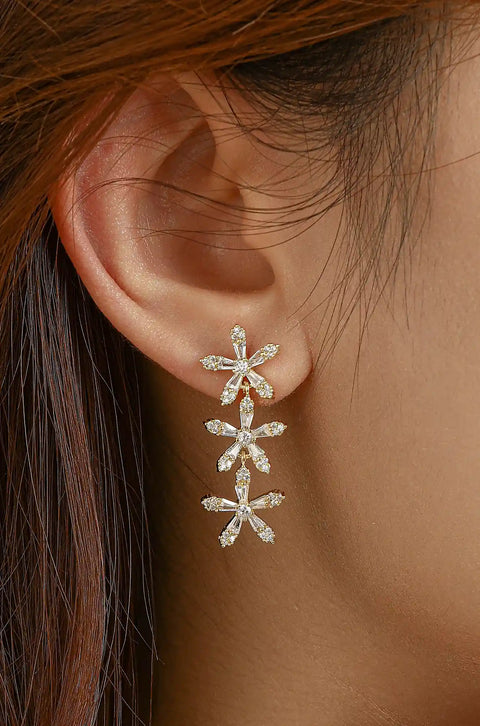 orchid earrings