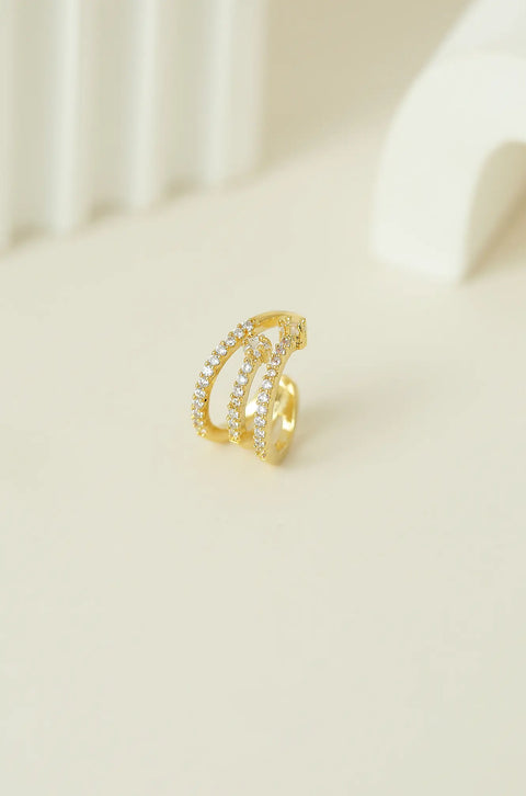 cuff hoop earrings