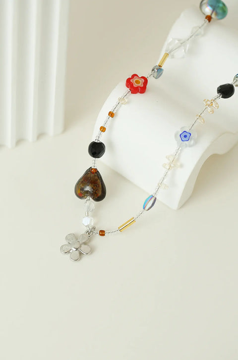 beaded necklace
