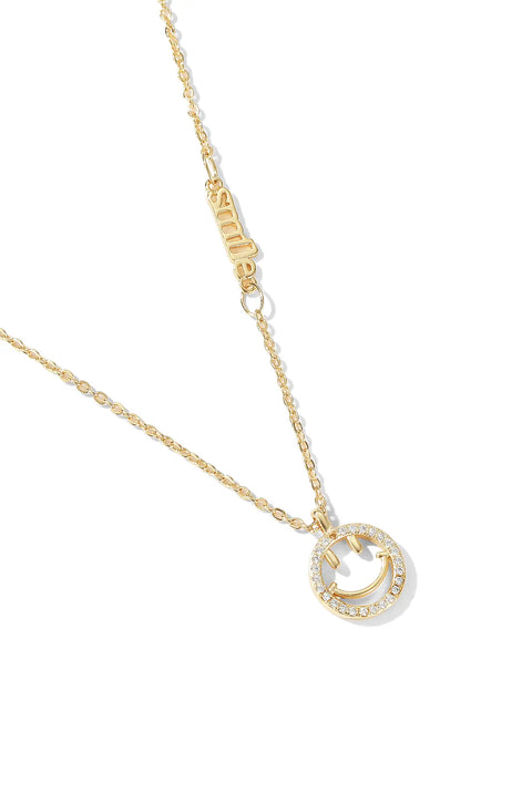 smiley face necklace