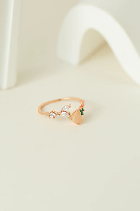 pink heart ring