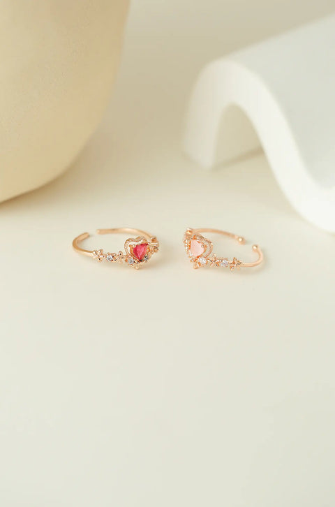 small heart ring