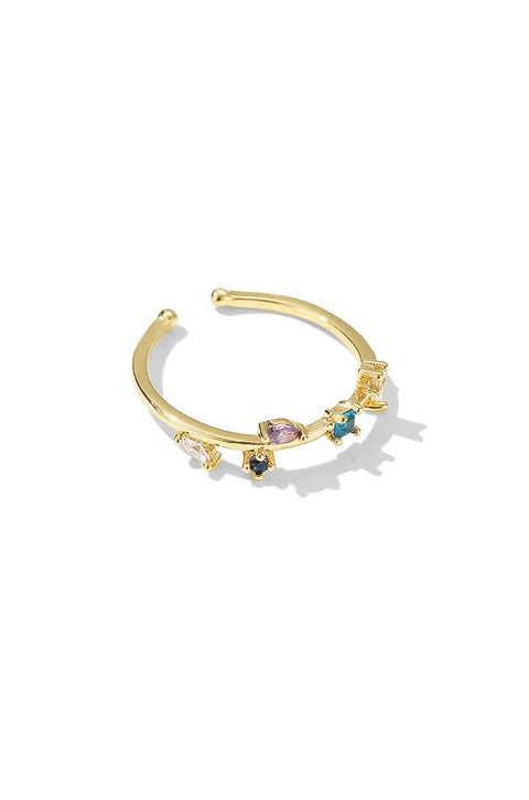 gold statement rings
