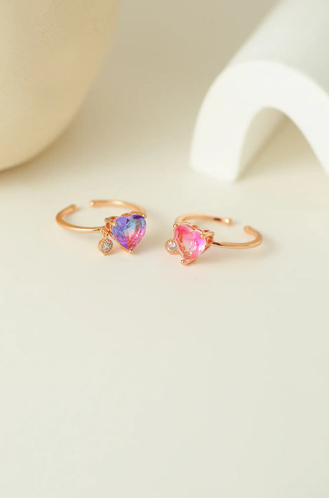 Heart Gemstone Ring