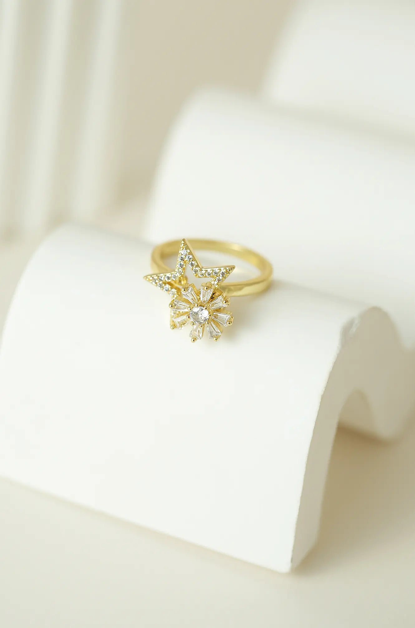 Star Spinning Fidget Ring